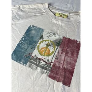 Joe Marlin Men Vintage 70's-80's T-Shirt Large White Logo Short‎ Sleeve *rare*